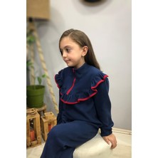 Pisi Pisi Kids Wear Premium Kalite Pamuklu Kız Çocuk Ispanyol Alt Üst Takım