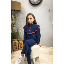 Pisi Pisi Kids Wear Premium Kalite Pamuklu Kız Çocuk Ispanyol Alt Üst Takım