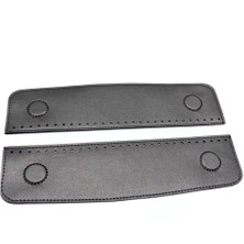 Angel Çanta Aksesuar Gri Suni Derili Çift Gizli  Mıknatıs