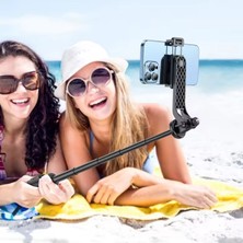 Alpotekno Alpotekno® Fotoğraf Makinası ve Telefon Takılabilen 2si 1 Arada 2.2m Uzayan Selfie Çubuğu Kumandalı Tripod