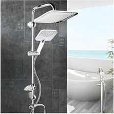 Kca Beyaz Krom Lüx Robot Duş Seti Kolay Kurulum Garantili