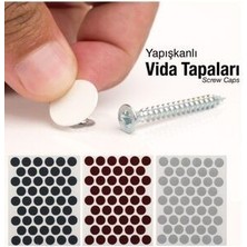 Nobel Yapışkanlı Vida Gizleyici Vida Tapası Mat Siyah
