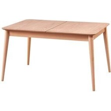 Mkd - Msa 188 / 140 cm Sabit Retro Dikdörtgen yemek Masası Cilasız Ahşap