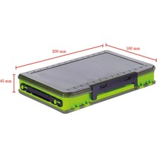 Sea Hourse Sea Horse Lure Box Çift Taraflı Yem Kutusu 200*160*45 Xl
