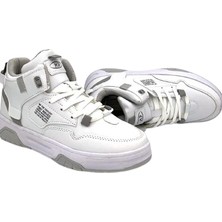 M.P. M.p 242-2063 Phlon Hafif Taban Bağcıklı Bilekli Kadın Spor Ayakkabı Beyaz