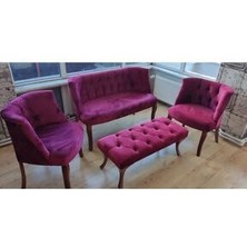 Çay Seti Balkon Koltuk Takımı Babyface Kumaş