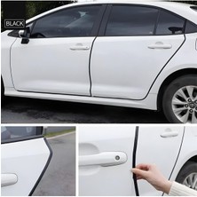 Teknotik Toyota Corolla Oto Araç Kapı Koruma Fitili 5Metre Parlak Siyah Renk