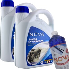 Nova ULTRA -40 Derece Yeşil Antifriz 6 lt Ve Cam Suyu