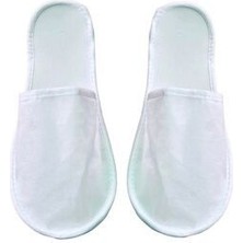 Sarı Buklet Otel 1000 Çift Beyaz Biyeli Tela Otel Terliği, Tek Kullanımlık Biyeli Tela Otel Terliği