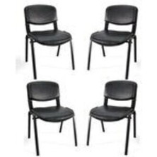 Emek 4 Adet Form Bekleme Misafir Ofis Toplantı Sandalyesi Koltuğu