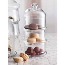 96986 Küçük Villa Patisserie 3 Katlı Kurabiyelik