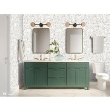 Adawall Roka 23103-1 Damarlı Beyaz Sedefli Duvar Kağıdı 16,5 M2