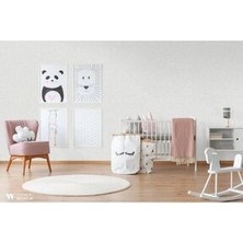 Adawall Roka 23109-1 Beyaz Renkli Dokulu Düz Duvar Kağıdı 16,5 M2