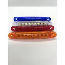 Parmak LED 9 LED Far Lamba EMR53 Turuncu ( 10AD. )