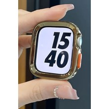 PSGT Apple Watch Uyumlu 5 6 7 8 9 45MM Kılıf Kasa ve Ekran Koruyucu 360 Tam Koruma Kapak