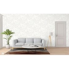 Adawall Roka 23101-1 Mermer Desenli Beyaz Sedefli Duvar Kağıdı 16,5 M2