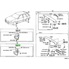 Taiwan Paçalık Corolla Arka  93-97 Sağ (Oem No: 76625-19445)