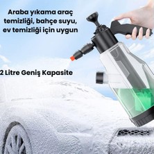 Coofbe Yüksek Basınçlı 2litre Ev Bahçe Temizlik Araç Yıkama Köpük Püskürtücü Otomatik El Pompası