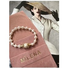 Milena Istanbul Inci Gold Bileklik