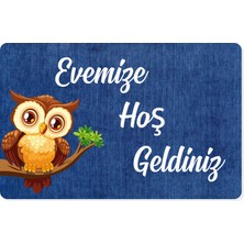 M&H Quality Dijital Baskılı Kapı Önü Paspas Hoşgeldiniz Çok Amaçlı Iç ve Dış Kapı Paspası
