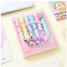 Kuromi Hello Kitty 6'lı Fosforlu Kalem