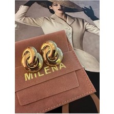 Milena Istanbul Iç Içe Geçmiş Halkalar Küpe