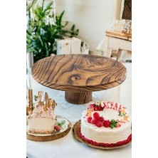 Doğal Ahşap Sunum Standı