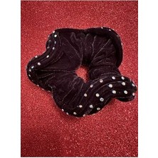 Milena Istanbul Taşlı Kadife Scrunchie