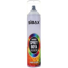 Sibax Akrilik Sprey Boya 400ML Parlak Beyaz RAL9010