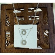 925 Ayar Gümüş Harf Kolye / O Harfi