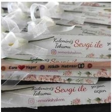 Wi Fro Kişiye Özel Nişan Hediyesi 50 Adet Tohumlu Kalem/sipariş Numarası ile Birlikte Isim Mesaj Atınız