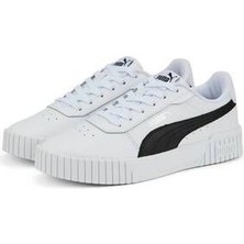 Puma 385849-07 Puma Carina 2.0 Kadın Spor Ayakkabı White-Black-Silver