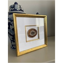 Agate 8 Maison Tablo Doğal Akik Taş Çerçeveli 30*30