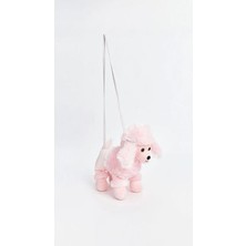 LC Waikiki Lcw Accessorıes Parlak Pembe Köpek Figürlü Pelüş Kız Çocuk Omuz Çantası