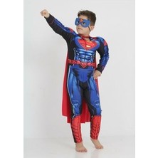 Pınar Kids Kaslı  Süperman Pelerinli Kostüm