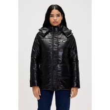 Bad Bear Jolene Siyah Kadın Puffer Mont