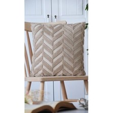 Bluenish Arva Home Bohem Punch Panç Desen Koltuk Yastık Kılıfı Iskandinav Dekoratif Kırlent Özel Tasarım