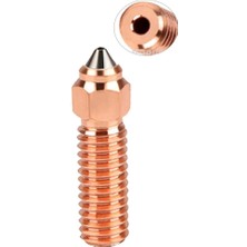 Hobi Mekatronik Creality K1-K1 Max-Cr M4 Uyumlu Bi Metal Paslanmaz Çelik Uçlu Nozzle-Eski Versiyon(0.4mm)