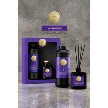 Kaşmir Yedek Dolum Şişeli Çubuklu Oda Kokusu Seti ( 500 ml 1l )