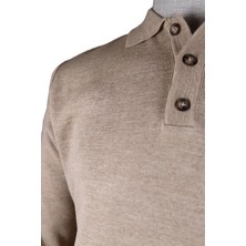 244700306 Nehir Polo Yaka Triko Bej