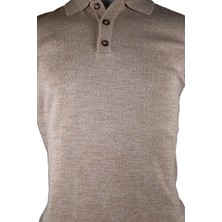 244700306 Nehir Polo Yaka Triko Bej