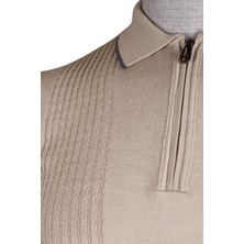 244100607 Nehir Fermuarlı Polo Y. Taş