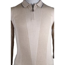 244100607 Nehir Fermuarlı Polo Y. Taş