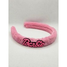 Barbie Yazılı Peluş Çocuk Taç