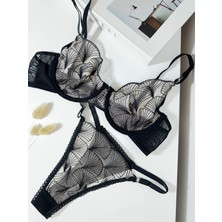 Fancy Lab Siyah Bralet Takımı