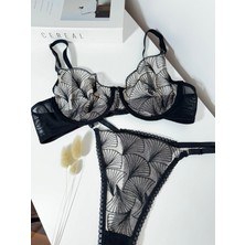 Fancy Lab Siyah Bralet Takımı
