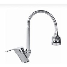 2 Fonksiyonlu Oynar Borulu Mutfak Musluğu Bataryası Çeşmesi