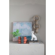 Warm Design Hand-Painted Dekoratif Köpek Figürü