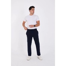 Unisex Üç Iplik Basic Eşofman Pantolon - Lacivert
