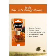 Farnia Yüksek Esanslı Askılı Araç Kokusu Edp Parfüm Mango Kavun 8 Ml